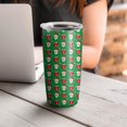 thumbnail image 4 of Christmas 20oz Stainless Steel Mobile Tumbler – Vacuum Insulated Coffee Mug with Lid, Spill-Proof Travel Cup for Hot & Cold Drinks, 4 of 7