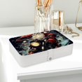 thumbnail image 6 of Santa Claus Portable PU Leather Earring Holder with Removable Compartment, Necklace Organizer, Display Case, and Storage Box, 6 of 6