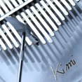 thumbnail image 3 of Piano pulgar Kalimba Kim de 17 teclas acrílico transparente y Martillo afinador, 3 of 9