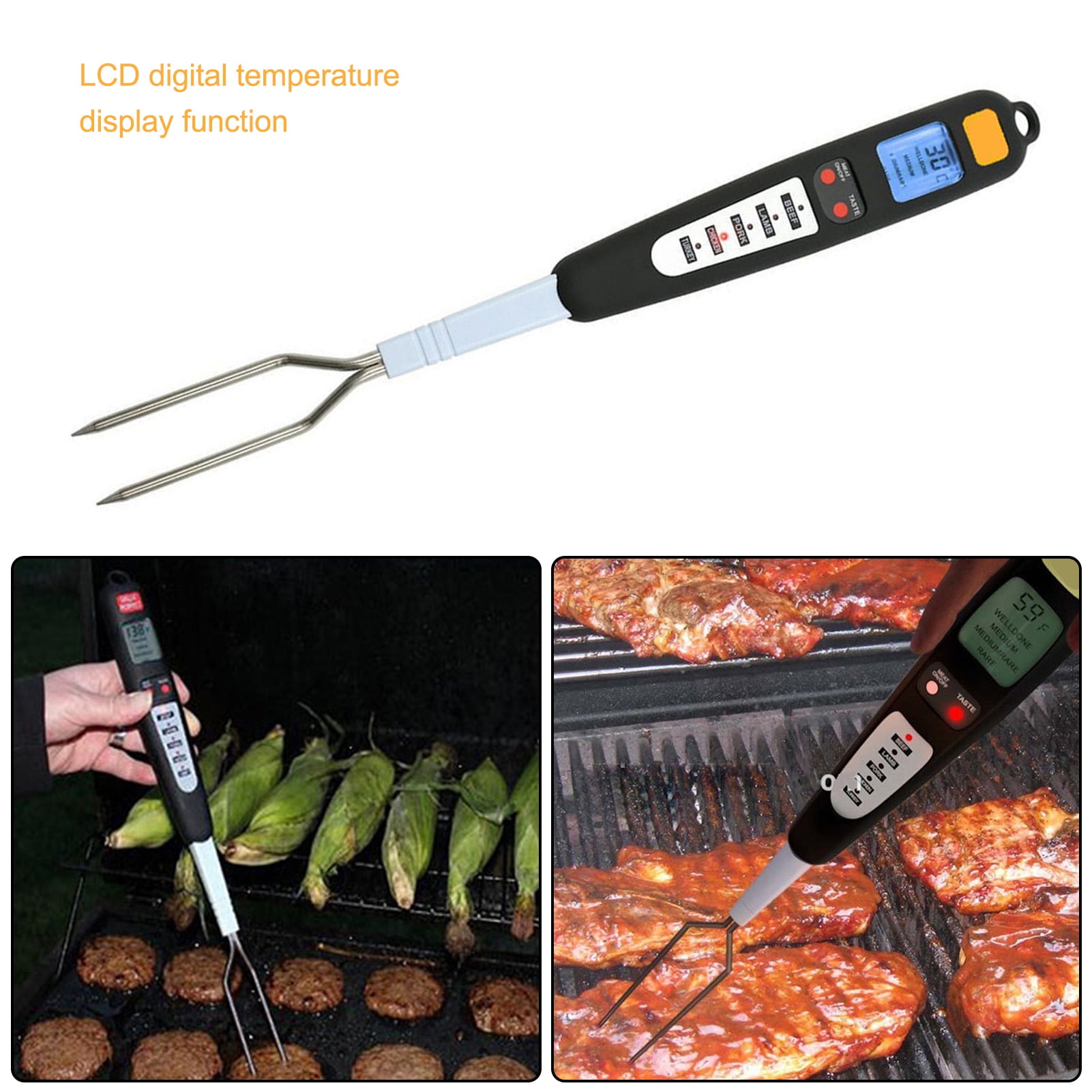 BBQGuys Signature Infrared LCD Surface Thermometer BBQ-IST