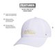 thumbnail image 2 of Gorra adidas Saturday para mujer, corte holgado, color blanco/casi amarillo/naranja, 2 of 7