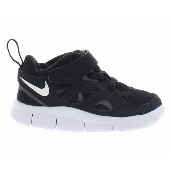 Nike Baby Boy's Free Run 2 Infant/Toddler Black/White/Dark Grey 4 Toddler M