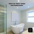 thumbnail image 5 of Sleek Lighting 23-Watt T2 Spiral CFL Fluorescent Light Bulbs with GU24 Base, Self-Ballasted Light Bulb for Bedroom Lighting, 1600 Lumens, 6500K 4-Pack, 5 of 7