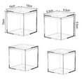 thumbnail image 3 of 4pcs Durable strong Clear Acrylic Storage Boxes Organizer Containers Suitable For Wedding Functions Snacks Gift, 3 of 6