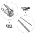 thumbnail image 3 of Minkissy 1Set Cowbell Mount for Drummers Enhancing Percussion Instruments Silver 10.22X1.97X1.34in, 3 of 8