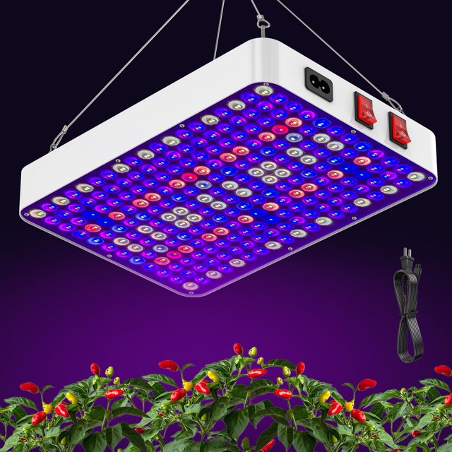 Luces LED de cultivo para semillas de verduras, floración, UV-IR, espectro completo para plantas hidropónicas de interior