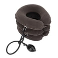 thumbnail image 4 of Dispositivo de tracción cervical inflable para el hogar, soporte para camilla cervical para aliviar el dolor, color gris, 4 of 14