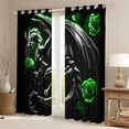 thumbnail image 2 of Castle Fairy Animal Dragon Blackout Curtains Set of 2 (52x84 Each),Floral Window Curtains, 2 of 6