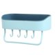 thumbnail image 5 of Soporte de estante de almacenamiento de baño montado en la pared Inodoro Cocina Estante de plástico Toalla Organizador de cepillo cosmético Methold HA000469-02B, 5 of 6