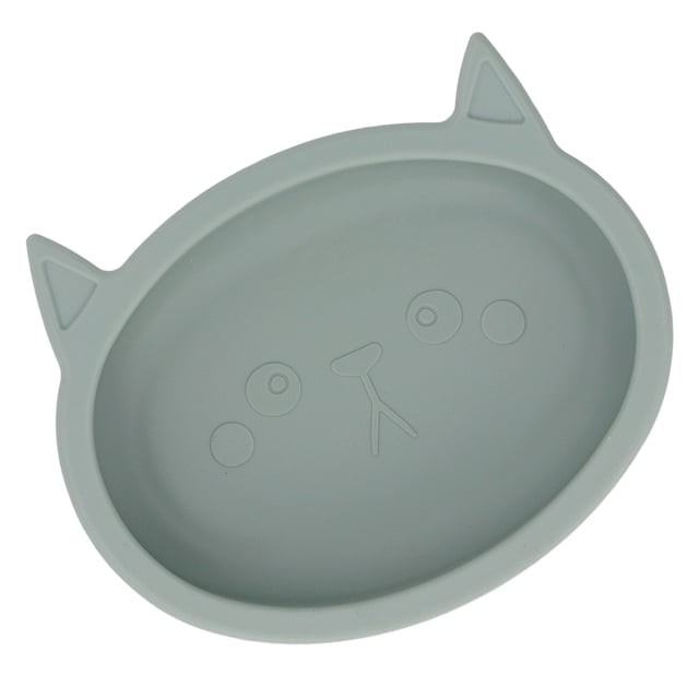 Tazón de succión de silicona BuyWeekMX forma de gato