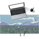 thumbnail image 4 of Cute Desk Mat Blue Lavender Large Mouse Pad XL Long Extended Cartoon Bear Mousepad Desktop Mat Laptop Keyboard Mouse Mat Desk Pad 31.5'x15.7' for Of, 4 of 4