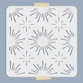 thumbnail image 6 of 1pc Starburst Stencil Star Template Square Reusable PET Starburst Wall Painting Stencil for Floors Furniture 11.8×11.8inch, 6 of 9