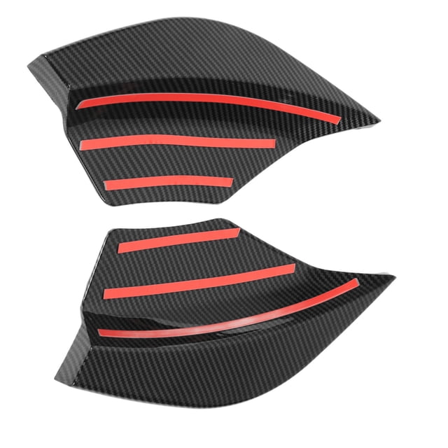 2 Separadores de Parachoques Trasero Izquierdo Derecho Aerodinámico de Repuesto Para Benz Clase A W176 2012 2018 Alerón Negro Brillante Parachoques Trasero Difusor lateral lateral