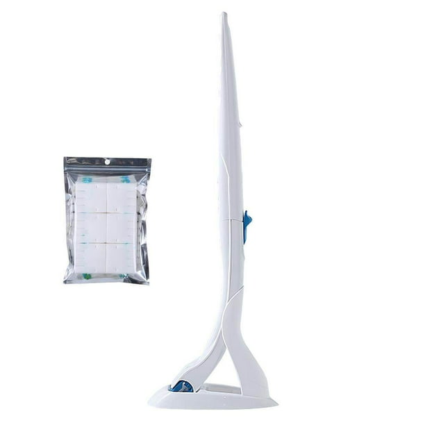 Yuarrent Juego de sistema de limpieza de inodoro desechable de estilo de costura Juego de cepillo de inodoro doméstico de limpieza profunda con 12 Juegos de accesorios de baño No.1 Yuarrent HA027324-01