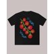 thumbnail image 1 of 1pc Women Unisex Summer Casual Cotton T-Shirt with "It'S Vine Season" Tomato Print Crew Neck Slight Stretch Knit Fabric tee top, 1 of 6