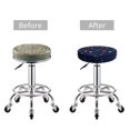 thumbnail image 5 of Goofa Space Galaxy Printed Stool Covers Round, Waterproof Round Bar Stool Covers Anti-Slip Round Bar Stool Seat Cover with Elastic Bands Durable-13 inch, 5 of 7