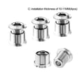 thumbnail image 3 of Soidarity Tornillo de aleación para bicicletas de 4 piezas, tornillos universales para fijación de bicicletas, tornillos de rueda de cadena, piezas de Ciclismo Tipo 9 Soidarity OD025072-09, 3 of 6