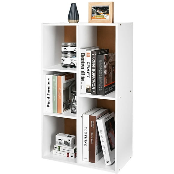 5-Cube Storage Open Shelf, Modern Display Shelf Bookcase, Cube Storage Organizer Bookshelf
