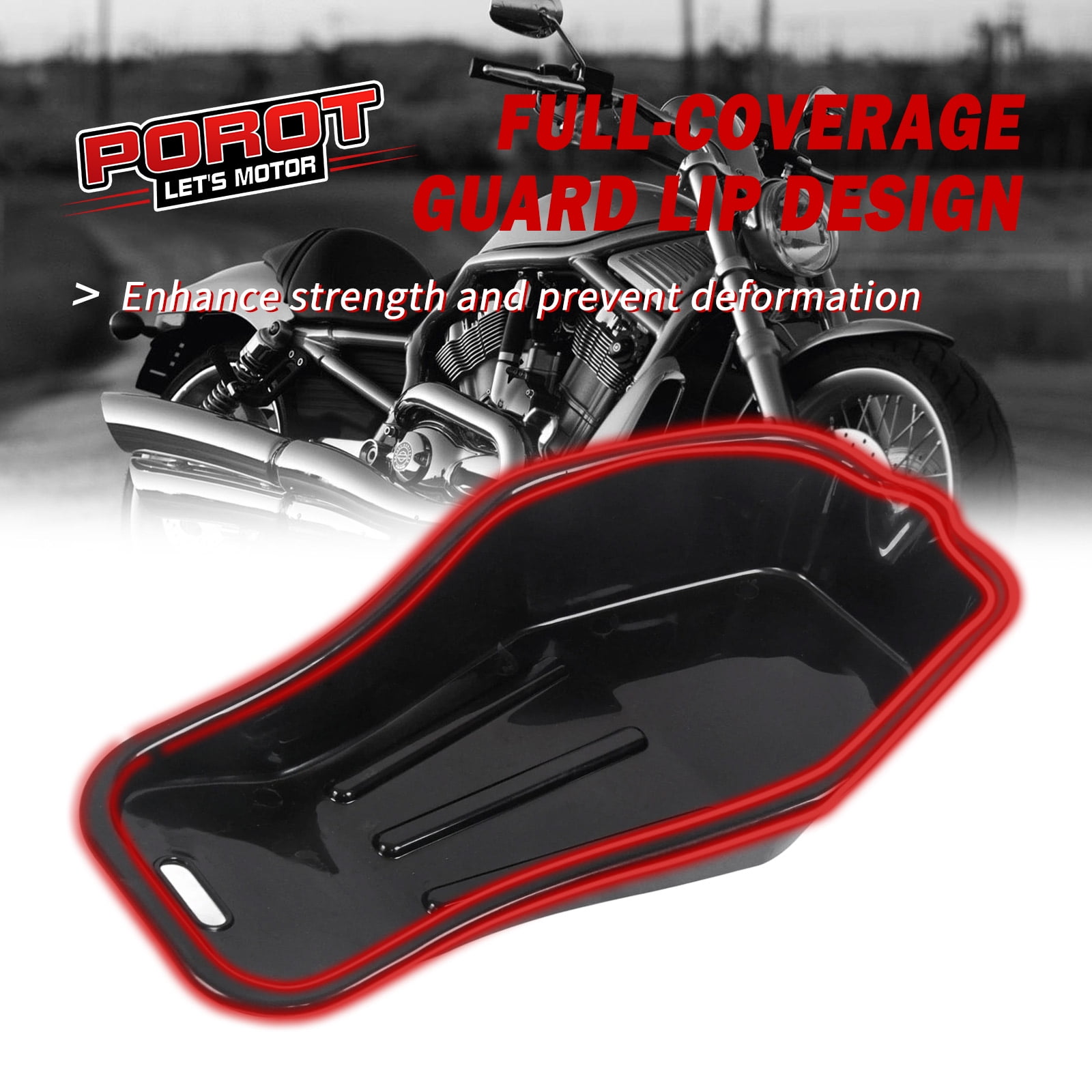 Porotmotor Oil Drain Pan 2L Tray Container Storage for Low Profile Motorcycle Oil Change Splash Repair Recovery