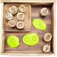 thumbnail image 2 of Animal Tracks Playdoh Stamps Toy Para Niños, Juego De 27 Sellos De Animales De La Selva, Granja, Bosque, Kit De Estampados De Animales De , Con 9 Paquetes De Pistas De Animales De, 2 of 8