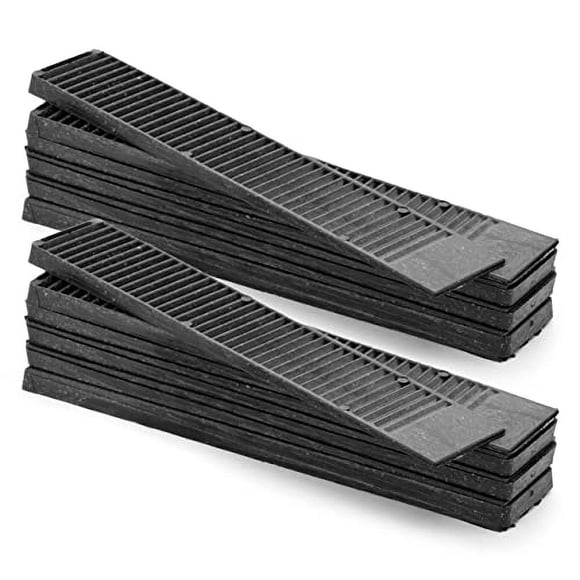 composite Shims (12 Pack) - Hard composite Shims for Home Improvement - Never Rot Shims for Leveling - Restaurant Table Shims - Table Wedges - Toilet Shims - DIY Furniture Levelers - Stock Y