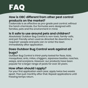 Cedarcide PCO Choice (Quart) مركز قتل علة زيت الأرز | القتل والتكرار قراد البراغيث النمل والبعوض | تطبيق شهري