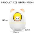 thumbnail image 2 of Cat Humidifier Cool Mist Humidifiers - Humidifiers for Bedroom 200 ml Mini Humidifier Personal Cool Mist Humidifiers with Mood Lights for Car Desk OfficeWhite, 2 of 8