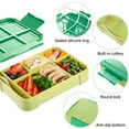 thumbnail image 5 of Bento Box Adult Lunch Box, Lunch Containers for Adults, 1330 ML Food Container With 5 Compartments, Including Utensils Set, Sauce Jar, Leak-Proof, Microwave, Dishwasher Safe, 5 of 7