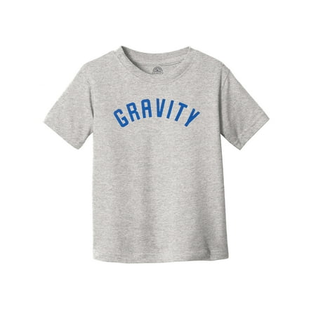 

Gravity Athletics Water-Based Screen Toddler T-Shirt - Heather/Blue Ink - 2T