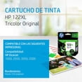 thumbnail image 3 of Cartucho de Tinta HP  122XL Tricolor de Alto Rendimiento, 3 of 4