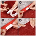 thumbnail image 3 of Alfombra Tatuo Glitter roja 75 x 500 cm con cinta adhesiva, 3 of 6