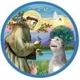 thumbnail image 3 of CafePress - ORN St Francis Irish Wolfh Women's Dark Pajamas - Women's Short Sleeve Print T-Shirt and Pants Dark Cotton Pajama Set, 3 of 7