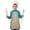 Easter and Cool, variant on Easter and Crosses Cream Pattern Youth Aprons, Adjustable Neck Strap Aprons for Teens' Cooking & Baking