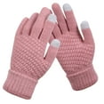 thumbnail image 3 of Uooqdmx Gloves with Touchscreen Fingers Gloves for Cold Weather Creative Printing Warm Winter Knitted and Fashionable and Gloves Snowflake Gloves Winter Gloves G One Size, 3 of 3