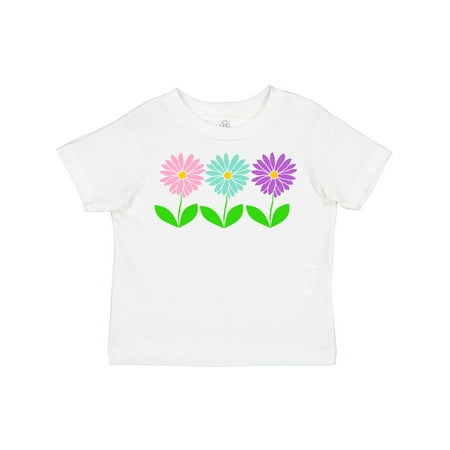 

Inktastic 3 Cute Pastel Daisy Flowers Gift Toddler Boy or Toddler Girl T-Shirt
