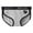 Gray, variant on Joau Women's Bikini Panties No Show Cheeky Underwear Invisibles Briefs Soft Breathable Stretch Cotton Underwear Underpants