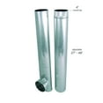 thumbnail image 3 of Lambro DAF3 4 in. Oval Skinny Duct Aluminum Dryer Vent Kit, 3 of 4