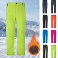 thumbnail image 1 of Sentmoon Pantalons de Neige pour Hommes Pantalons de Neige pour Hommes Garçons Filles Mode Couleur Unie Garde au Chaud Coupe-Vent Imperméable Pantalons de Ski de Randonnée en Plein Air pour Superposition avec Couches de Base, 1 of 6