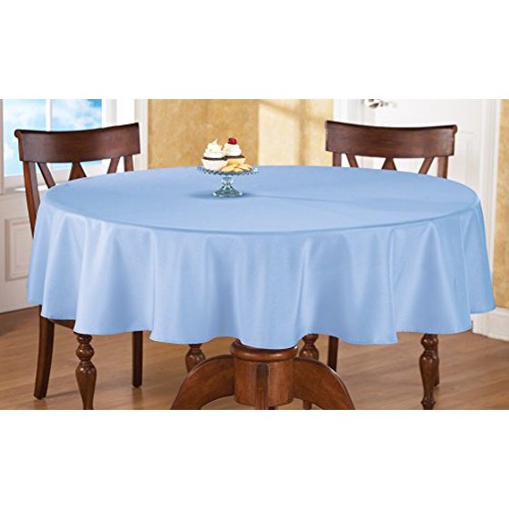Collections Etc Basic 70 inch Round Tablecloth