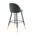 thumbnail image 6 of Modway Cordial Fabric Bar Stools - Set of 2 in Gray, 6 of 10