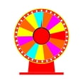 thumbnail image 1 of Tabletop Prize Turntable, Desktop Fortune Wheel, Acrylic Pointer with Pen Casino 50cm Equally, 1 of 9