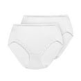 thumbnail image 2 of Exquisite Form 51070261A Control Top Slimming Body Shaper Panties, Medium Control, Lace, 2-Pack, 2 of 6