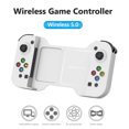 thumbnail image 4 of Controlador inalámbrico de juegos Likrtyny Para teléfono compatible con Bluetooth Para NS Switch/PS4 blanco, 4 of 5
