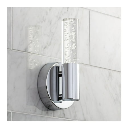 9 Led Wall Sconce - Possini Euro Design Natalya Bubble Acrylic Tube 9