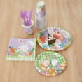 thumbnail image 3 of Easter Disposable Tableware Bunny Egg Letter Print Dishes Paper Cups Forks Spring Party Supplies, 3 of 7