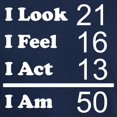 thumbnail image 3 of CafePress - I Am 50 T Shirt - Men's Classic Graphic Cotton T-Shirt, 3 of 4