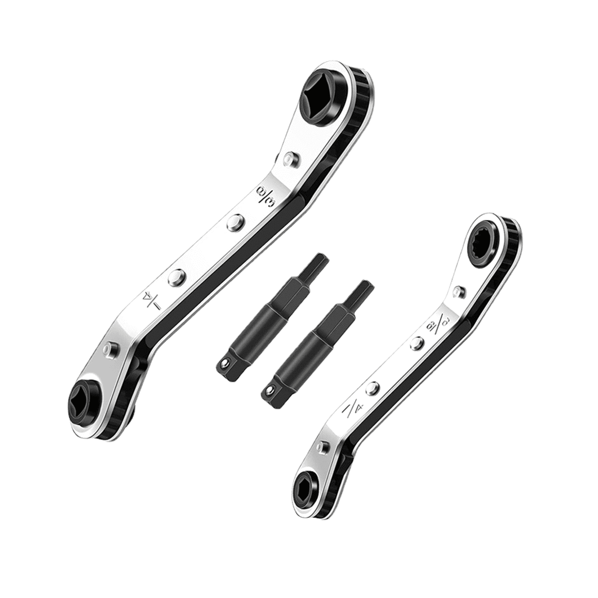 Hvac Service Wrench Tool, Air Conditioner Valve Ratchet Wrench Set for