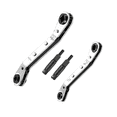 thumbnail image 1 of Hvac Service Wrench Tool, Air Conditioner Valve Ratchet Wrench Set for Air Refrigeration Tool and Equipment Repair Tool, 1 of 7