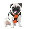 thumbnail image 4 of No Pull Dog Harness Medium Reflective Front Clip Vest with Handle,Adjustable 2 Metal Rings 3 Buckles,[Easy to Put on & Take Off](M, Orange), 4 of 4