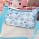 thumbnail image 1 of Sanrio My Melody Kuromi bolso de mensajero lindo, Croissant de corazón para niña, bolso de estudiante con estampado de dibujos animados, gran capacidad, combina con todo, 1 of 1